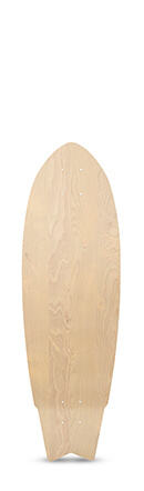 Longboard shaped